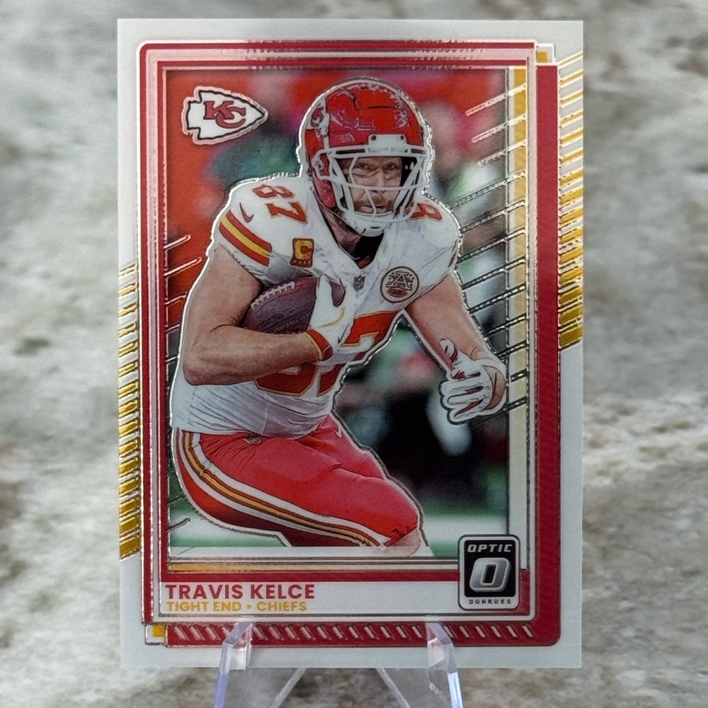 🔥 2025 Travis Kelce Panini Donruss Optic. Kansas City Chiefs